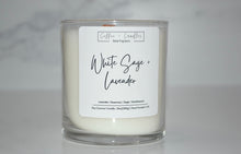 Load image into Gallery viewer, White Sage + Lavender Candle