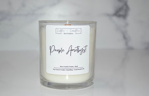 Purple Amethyst Candle