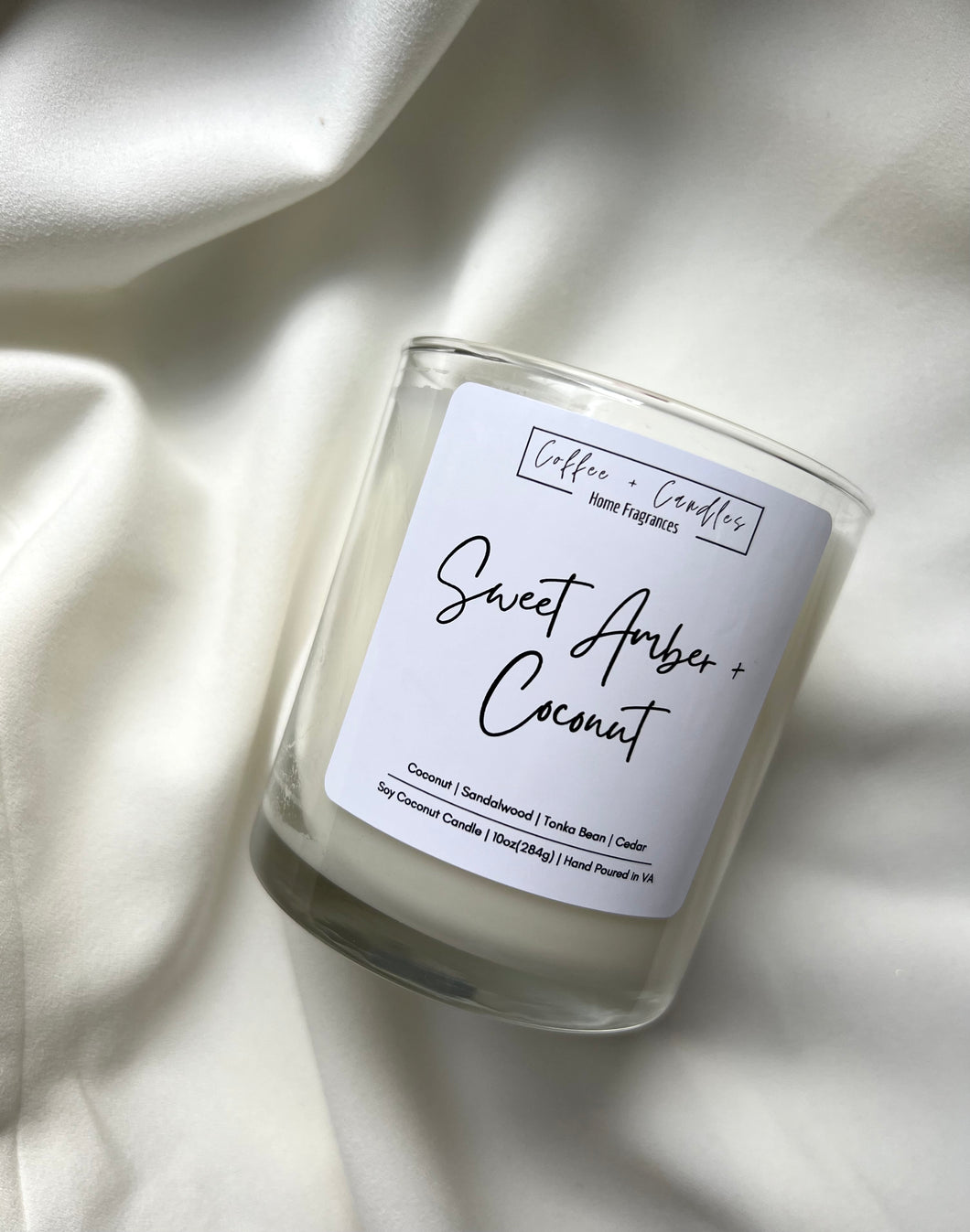 Sweet Amber + Coconut Candle